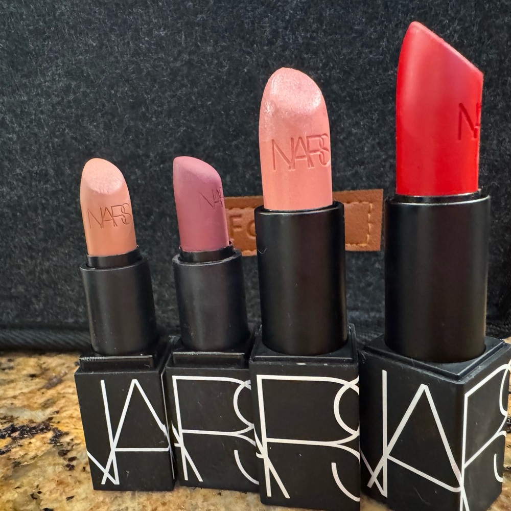 NARS Lipstick Set - Red, Pink, Nude Shades